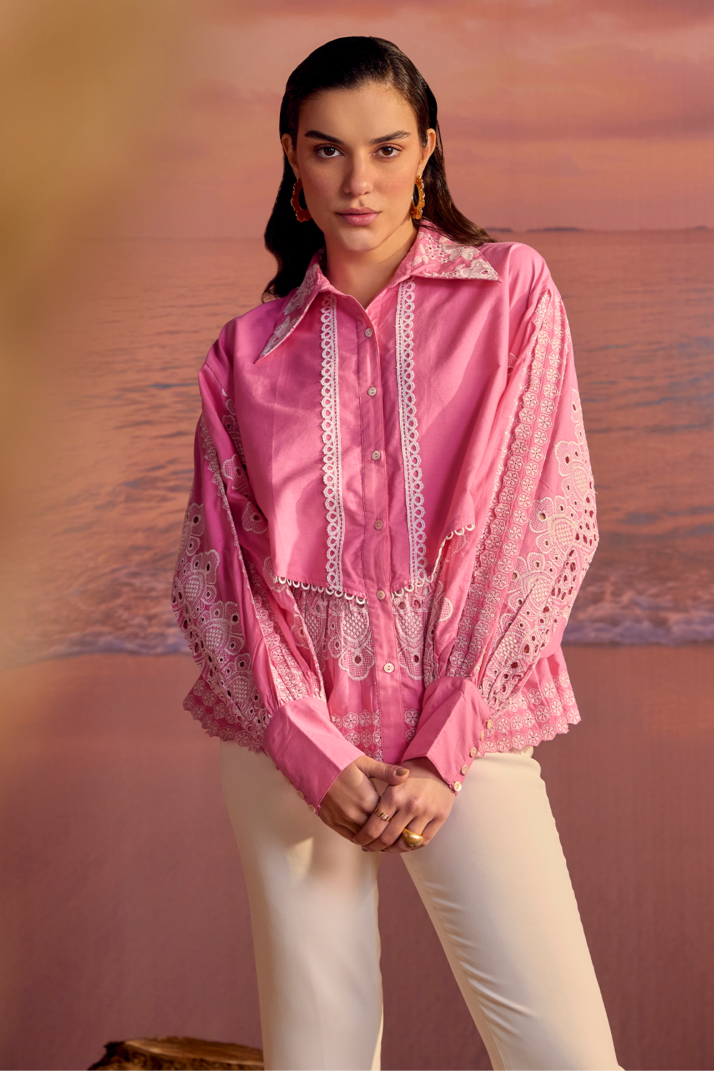 The Pink Cosmos Blouse