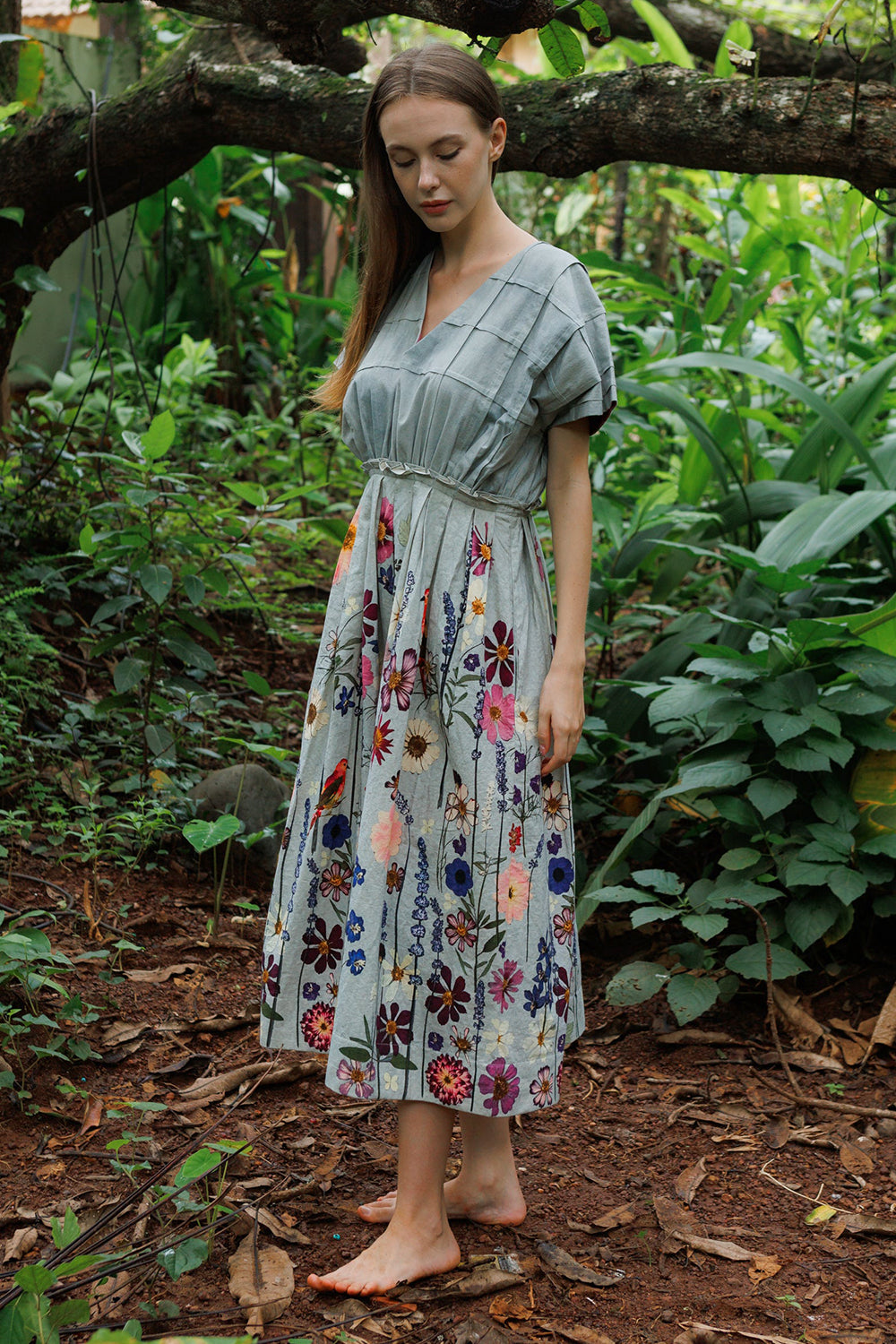 Fleur Imprint Dress
