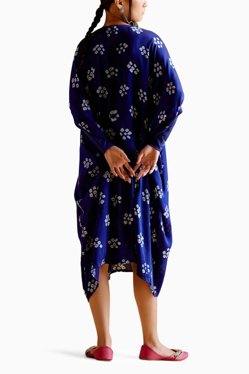 Annapoorna Blue Bandhini Kaftan