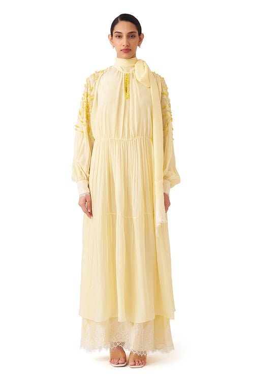 Aurel Pastel Yellow Dress