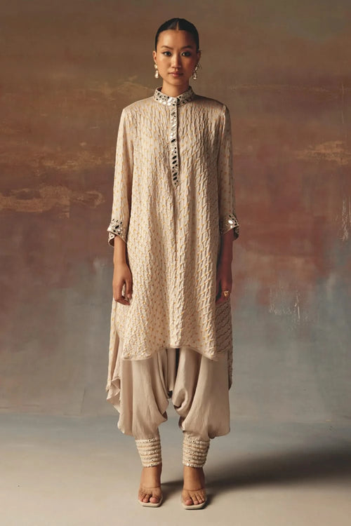 Moon Dust Bandhani Shirt Kurta