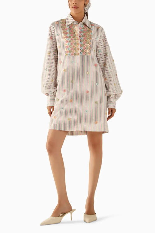 Stella Multi-Stripes Dress