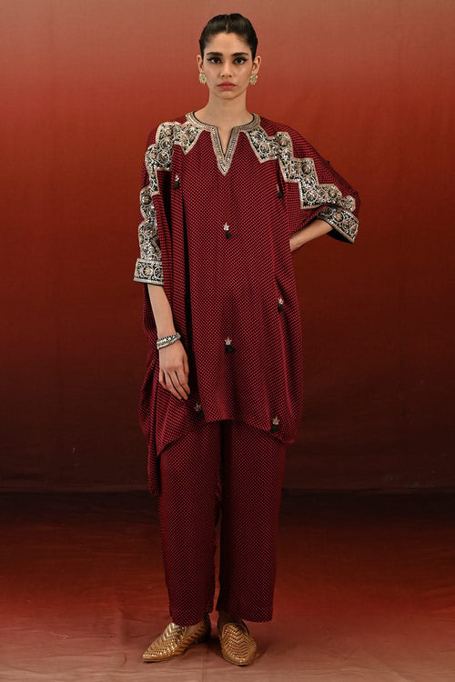 Paisley Taal Kaftan Set