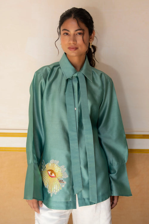 Aqua Green Mia Shirt