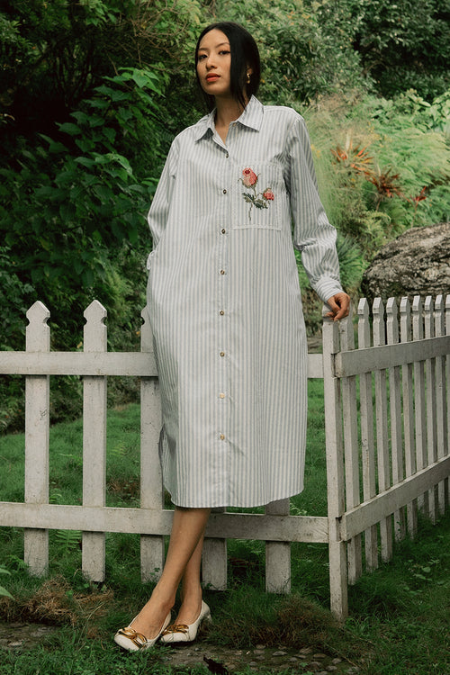 Whims Of You Shirt Dress
