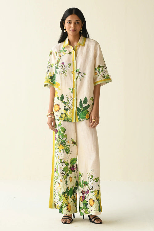 Floral Linen Co-ord Set