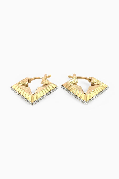 Regal Chevron Hoops