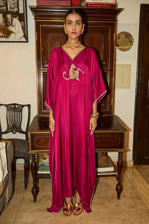 Monkey Mania Pink Kaftan