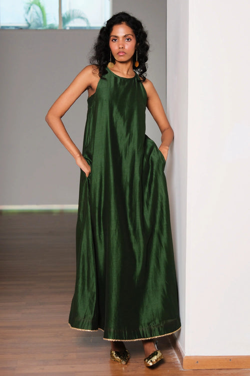 Vriksh Silk Gown