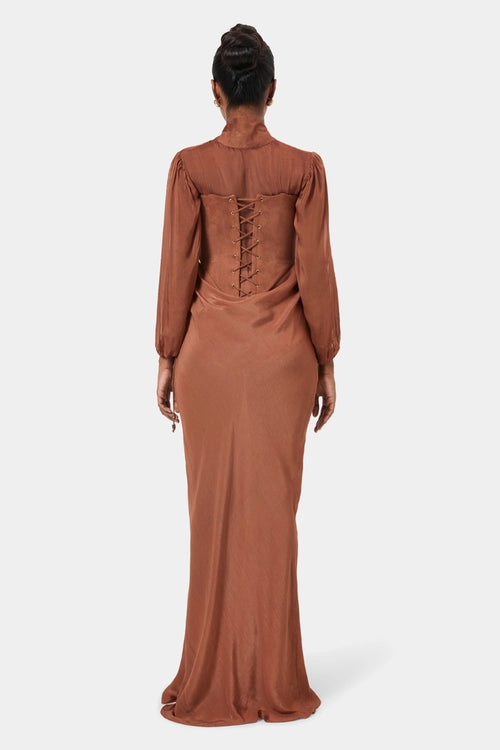 Sienna Suede Stretch Corset Set