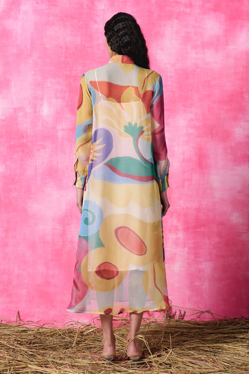 Gardenia Asymmetrical Dress