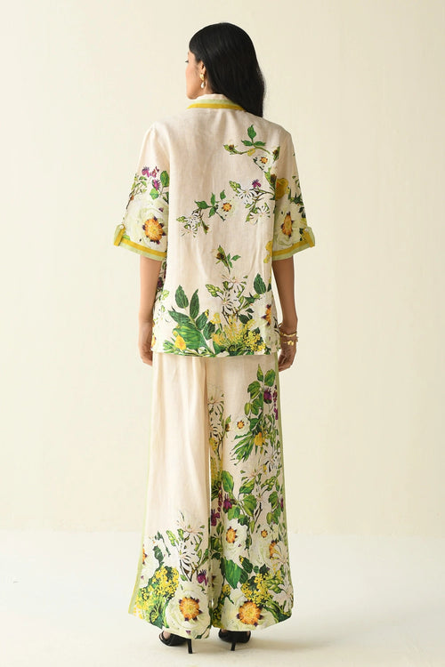 Floral Linen Co-ord Set