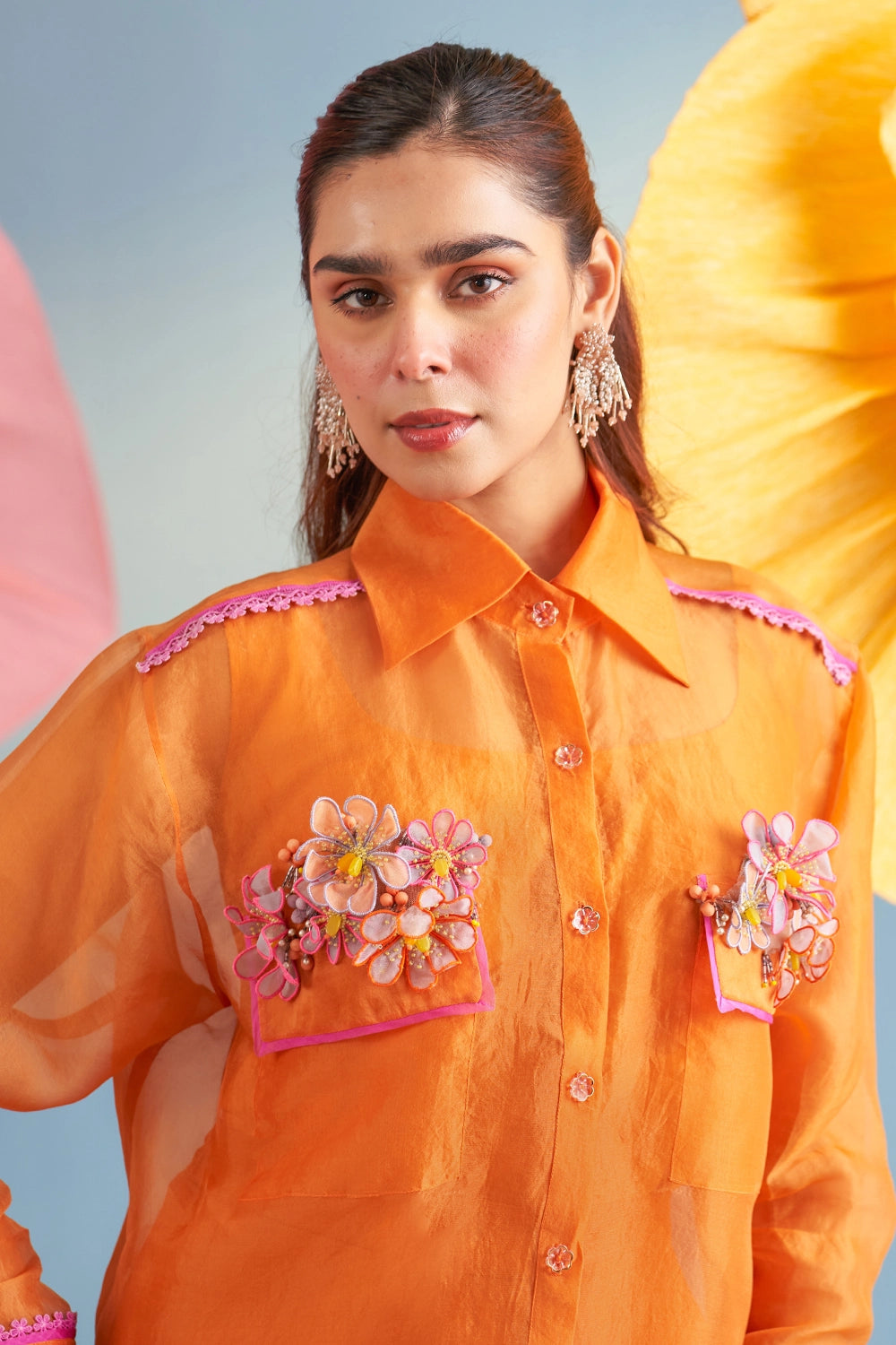 Orange Chloe Co-ord Set
