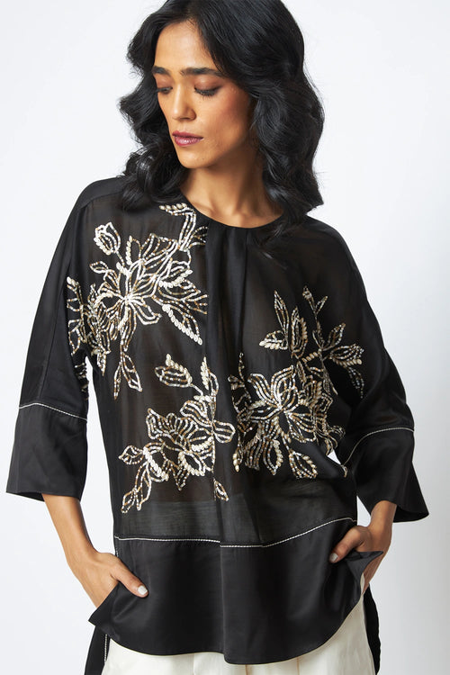 Munmun Starlit Sheer Top and Pants