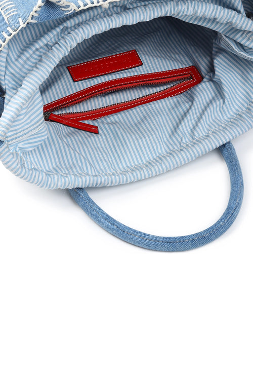 Kirana Light Denim Mini Tote Bag