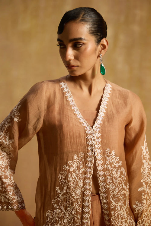 Chandni Brown Co-ord Set