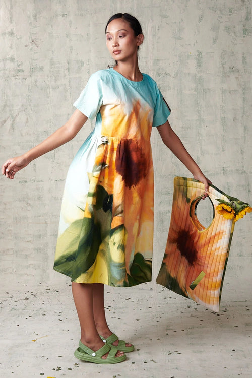 Sunflower A-line dress