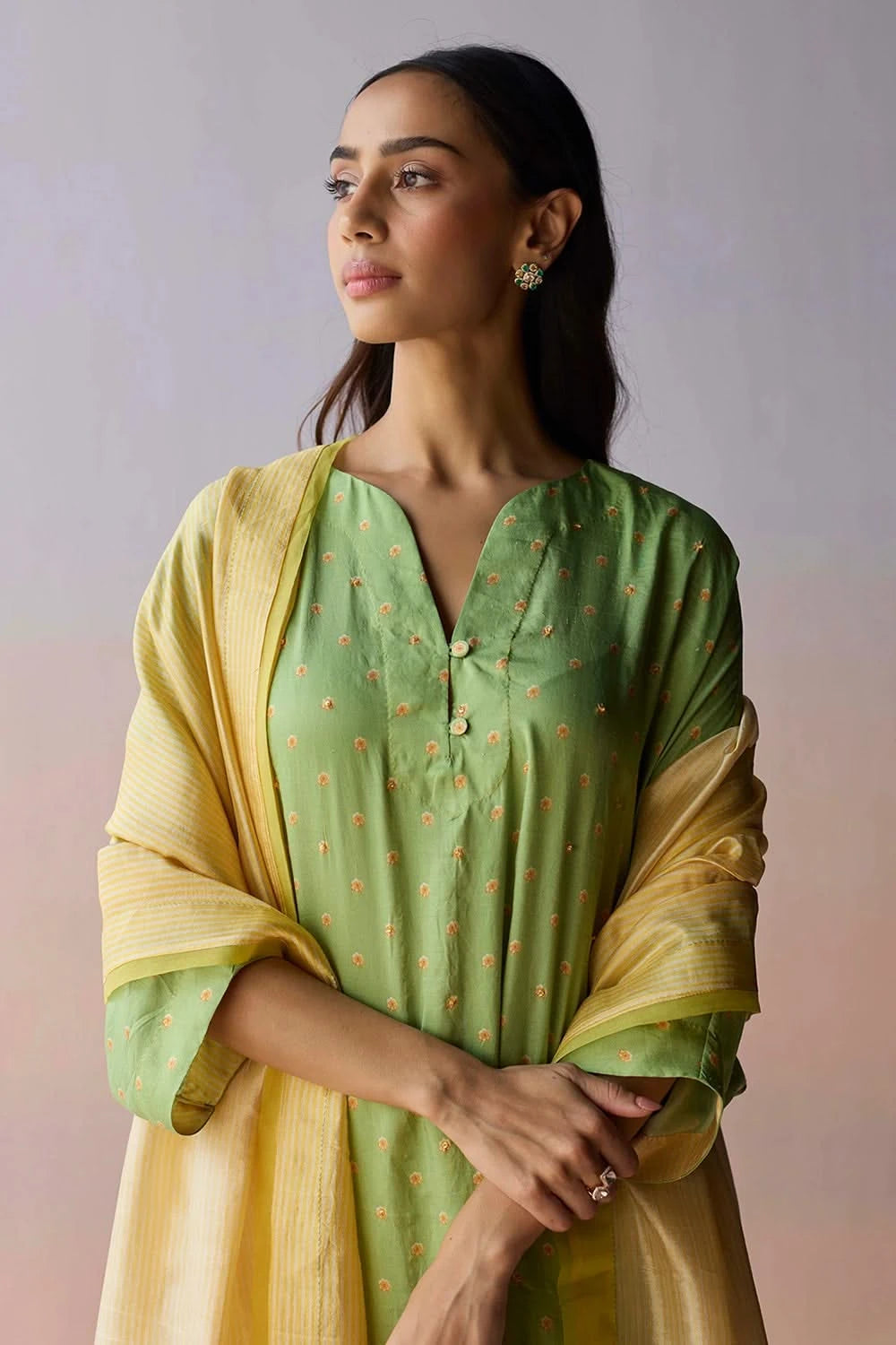 Soft Radiance Yellow Dupatta