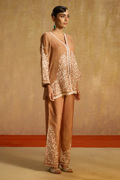 Chandni Brown Co-ord Set