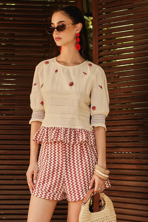 Roseate Chevron Co-ord Set