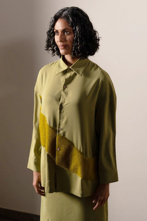 Leaf Green Arc Shirt