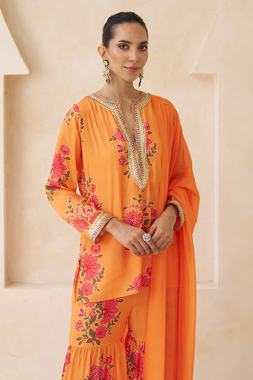Tapti Sharara Set with Dupatta