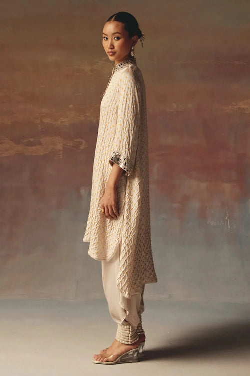 Moon Dust Bandhani Shirt Kurta