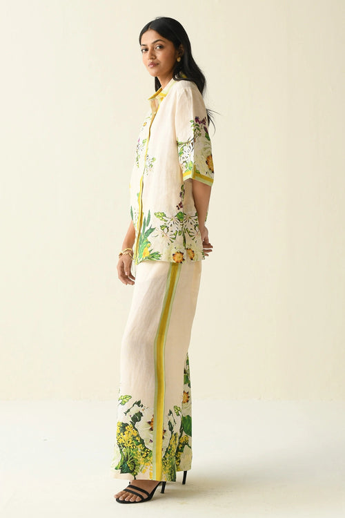 Floral Linen Co-ord Set