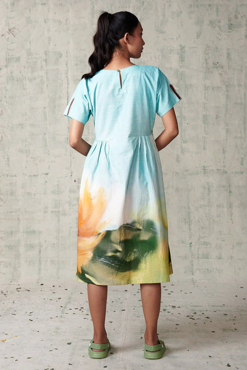Sunflower A-line dress