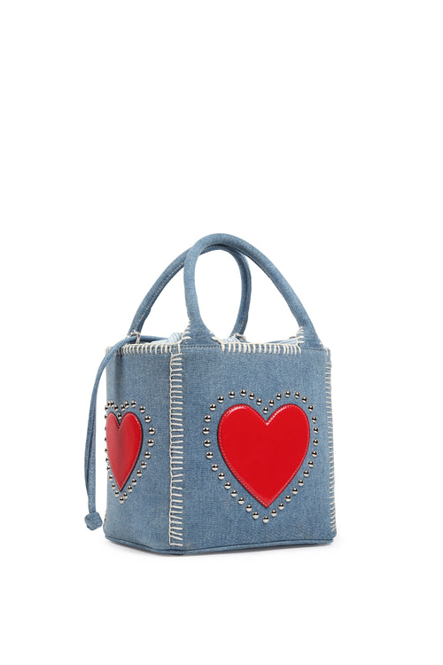 Kirana Light Denim Mini Tote Bag