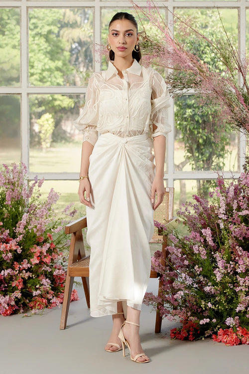 Penelop White Co-ord Set