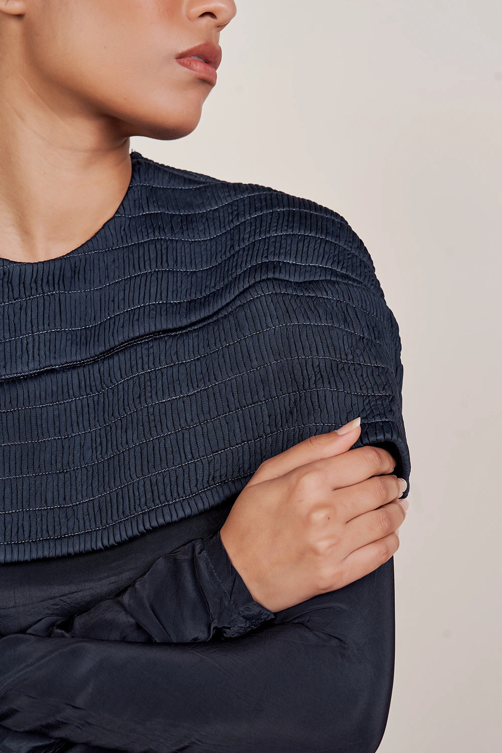 Blue Cape Top