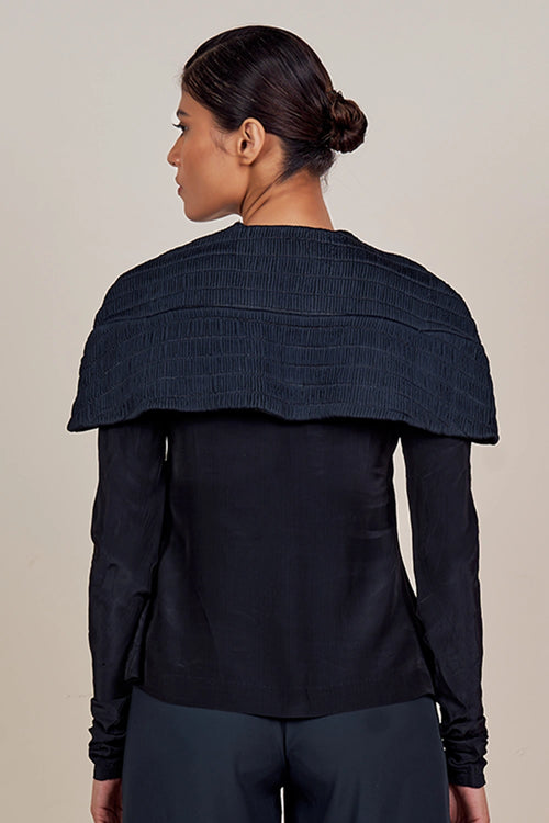 Blue Cape Top