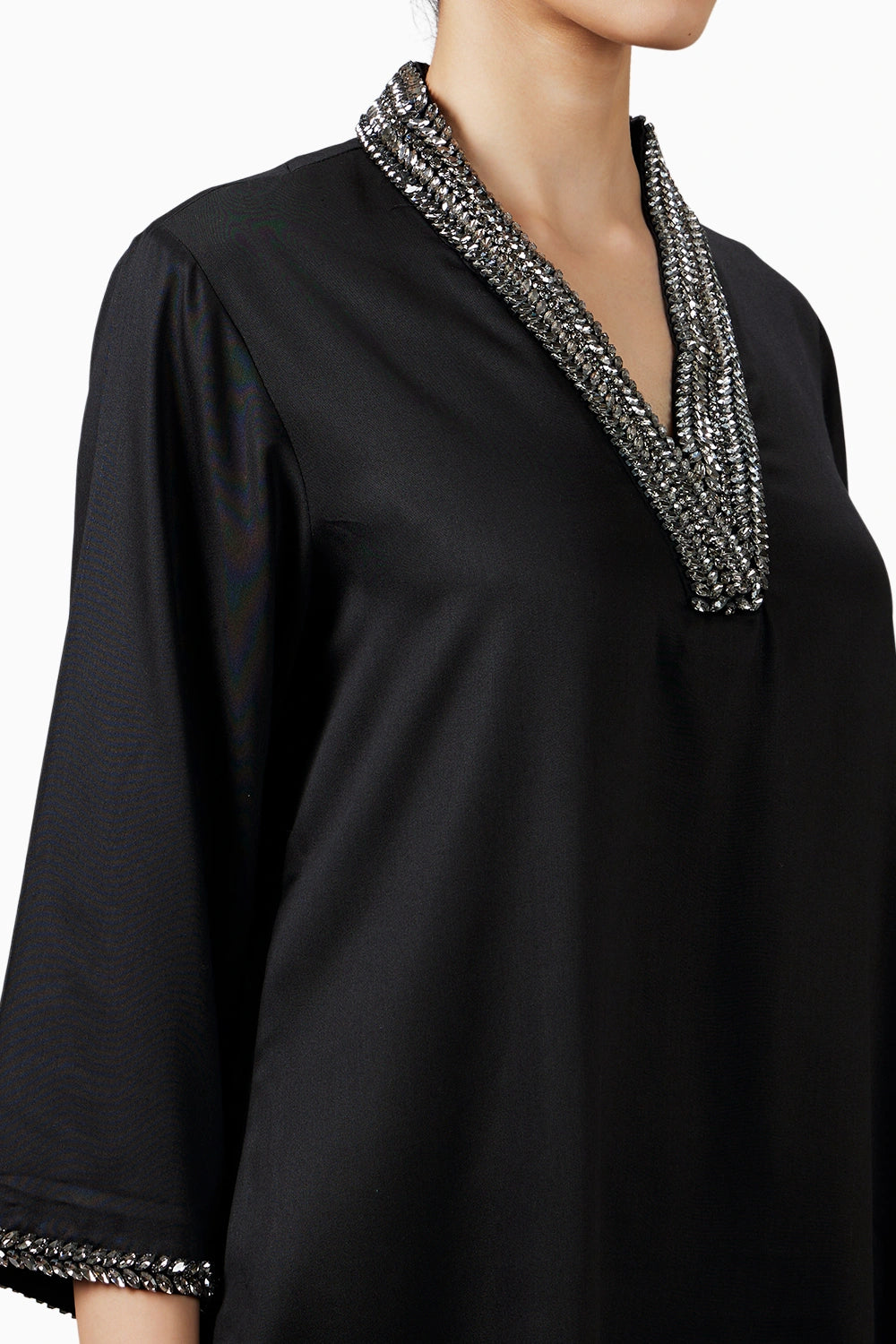 Étoile Noir Kurta Set