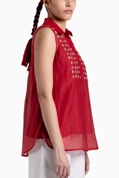 Heba Red Top