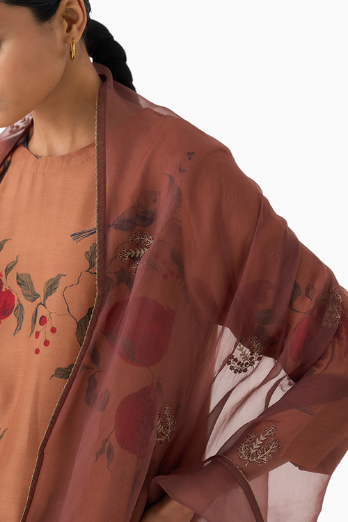 Bloome Old Rose Kurta Set
