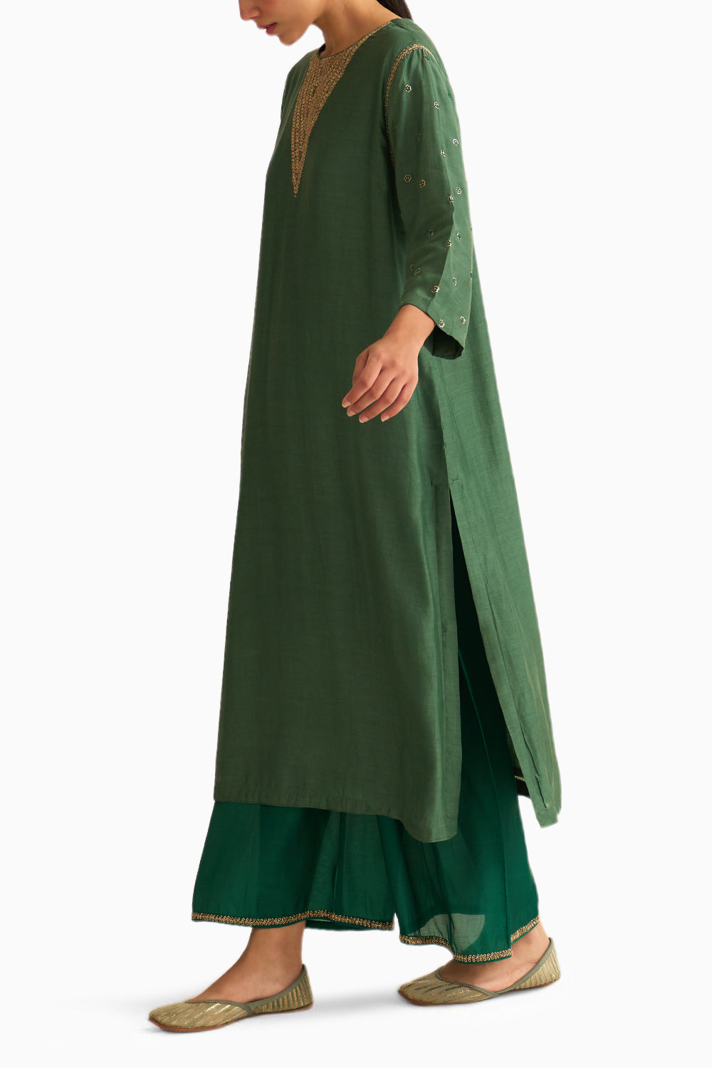 Kavish Sage Green Kurta Set