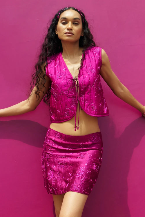 Roshni Pink Skirt