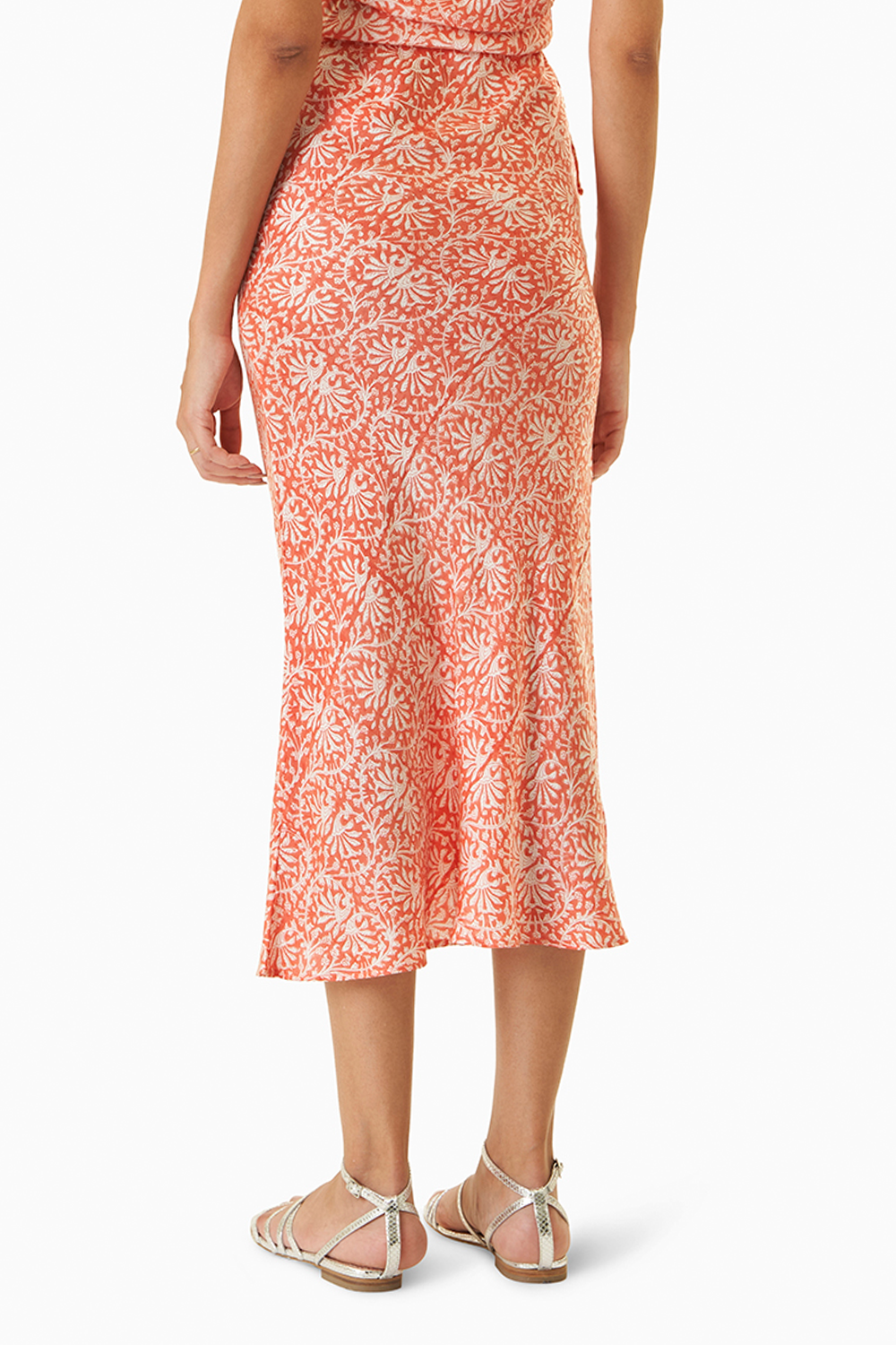 Orange Ooty Skirt