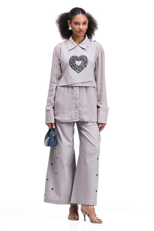 Cici Co-ord With Overlay Set