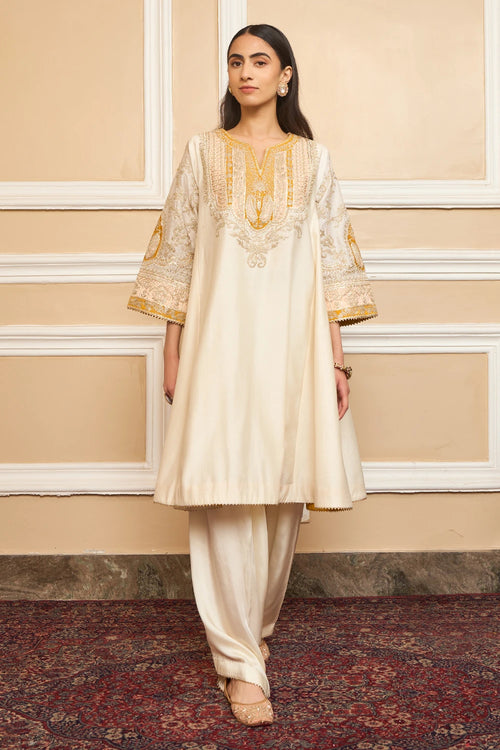 Mohsina Daisy Ivory Chauga with Salwar
