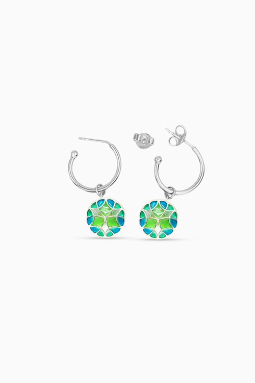 Green C Earrings