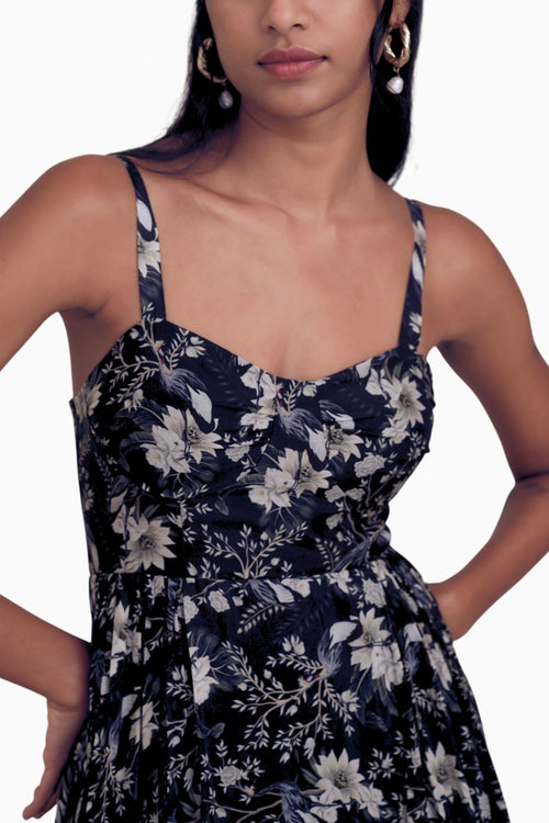 Midnight Garden Porto Dress