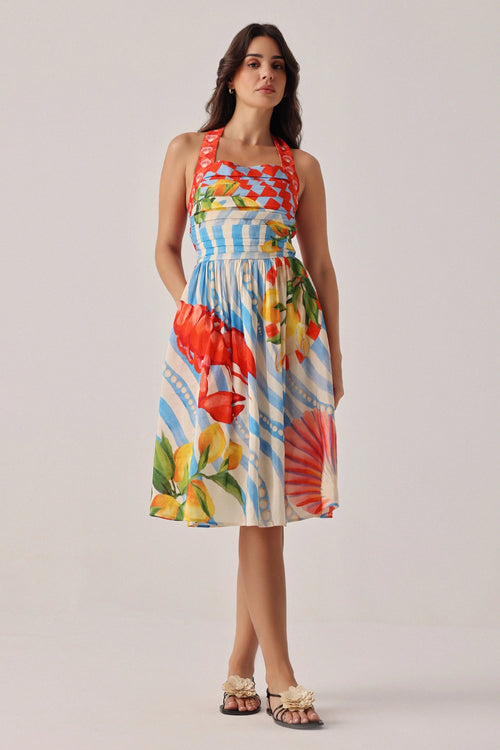 Summer Zest Isles Hazel Midi Dress