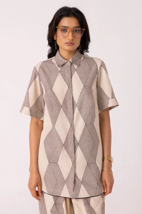 Tess Hand Printed Shirt