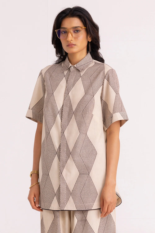 Tess Hand Printed Shirt