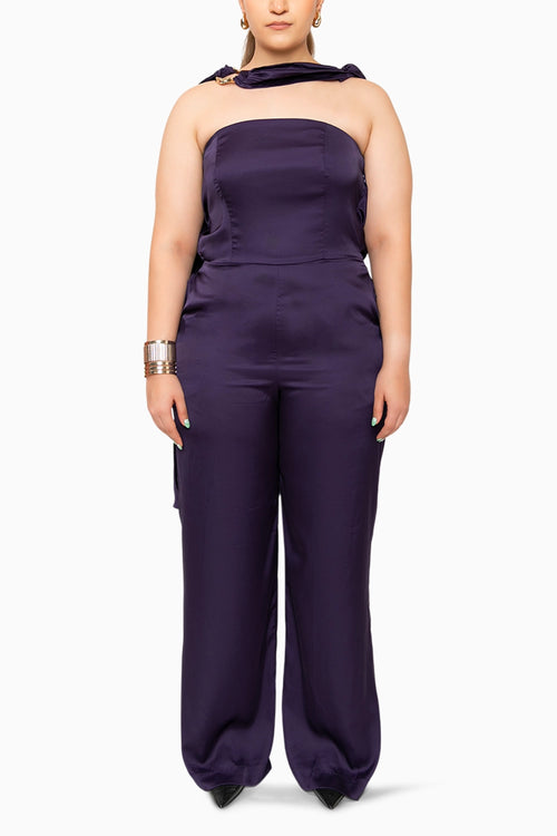 Pasque Purple Jumpsuit