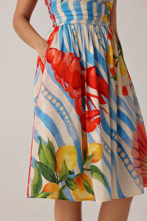 Summer Zest Isles Hazel Midi Dress