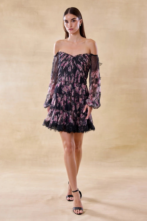 Onyx Drift Short Dress