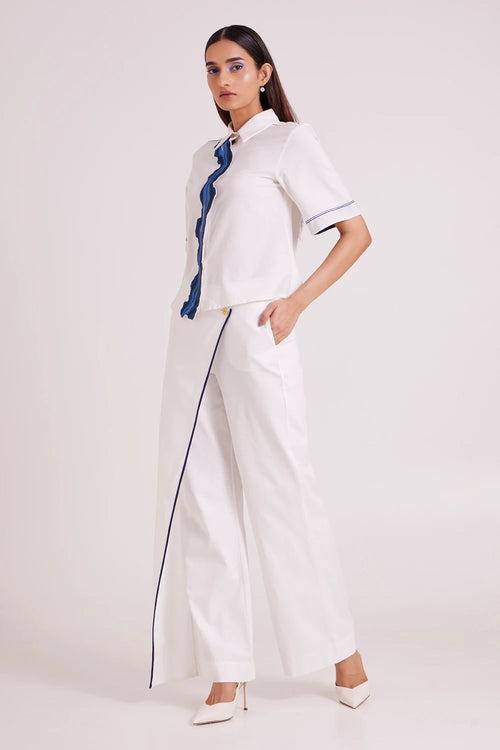 Avisa Blue Current Co-ord Set